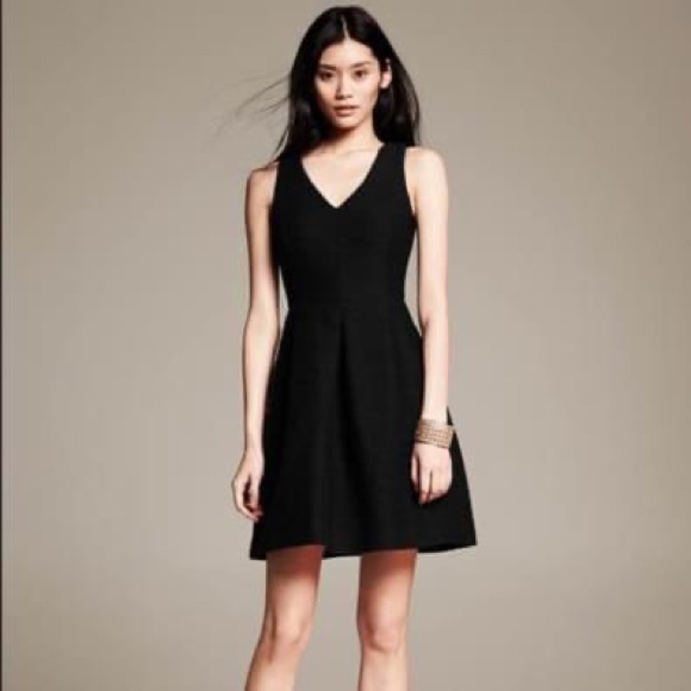 LIKE NEW - Banana Republic Fit and Flare V-Neck